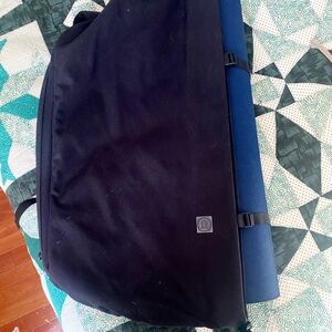 lululemon athletica Black and Blue Messenger Bag
